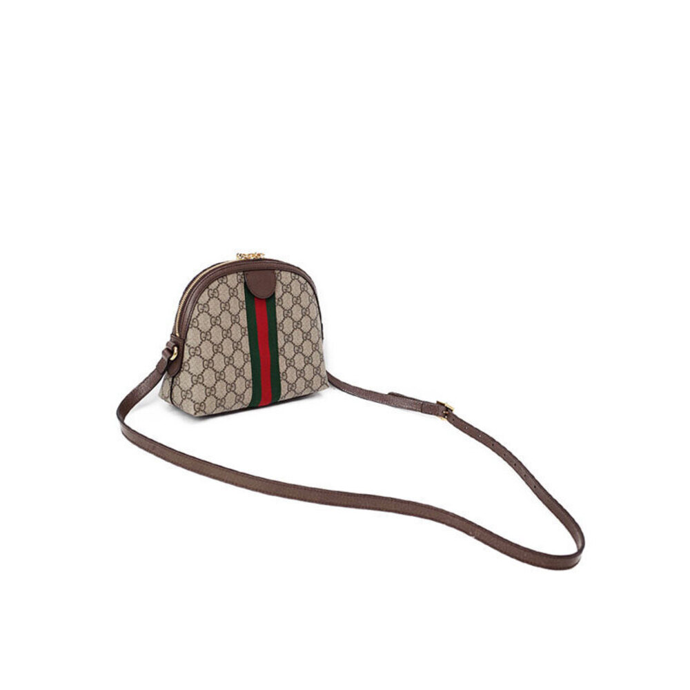 Gucci Ophidia Supreme Shoulder GG Brown Ebony Beige Bag Canvas